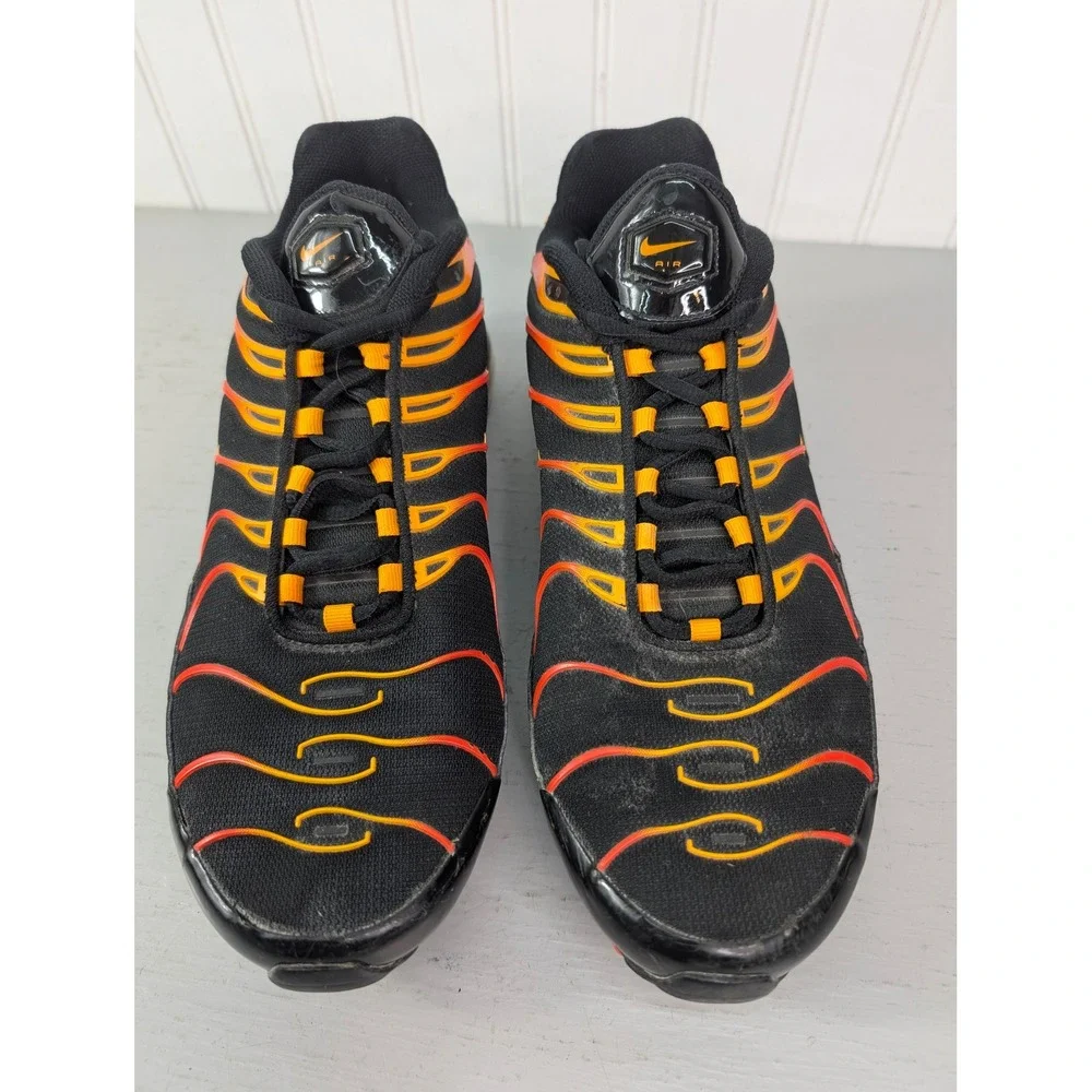 Nike Air Max 97 Plus Shock AH8144-002 Sneakers Men's Size 11 Orange Black Red